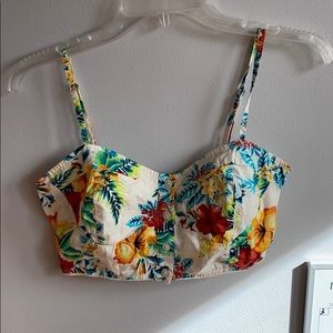 Tropical crop top